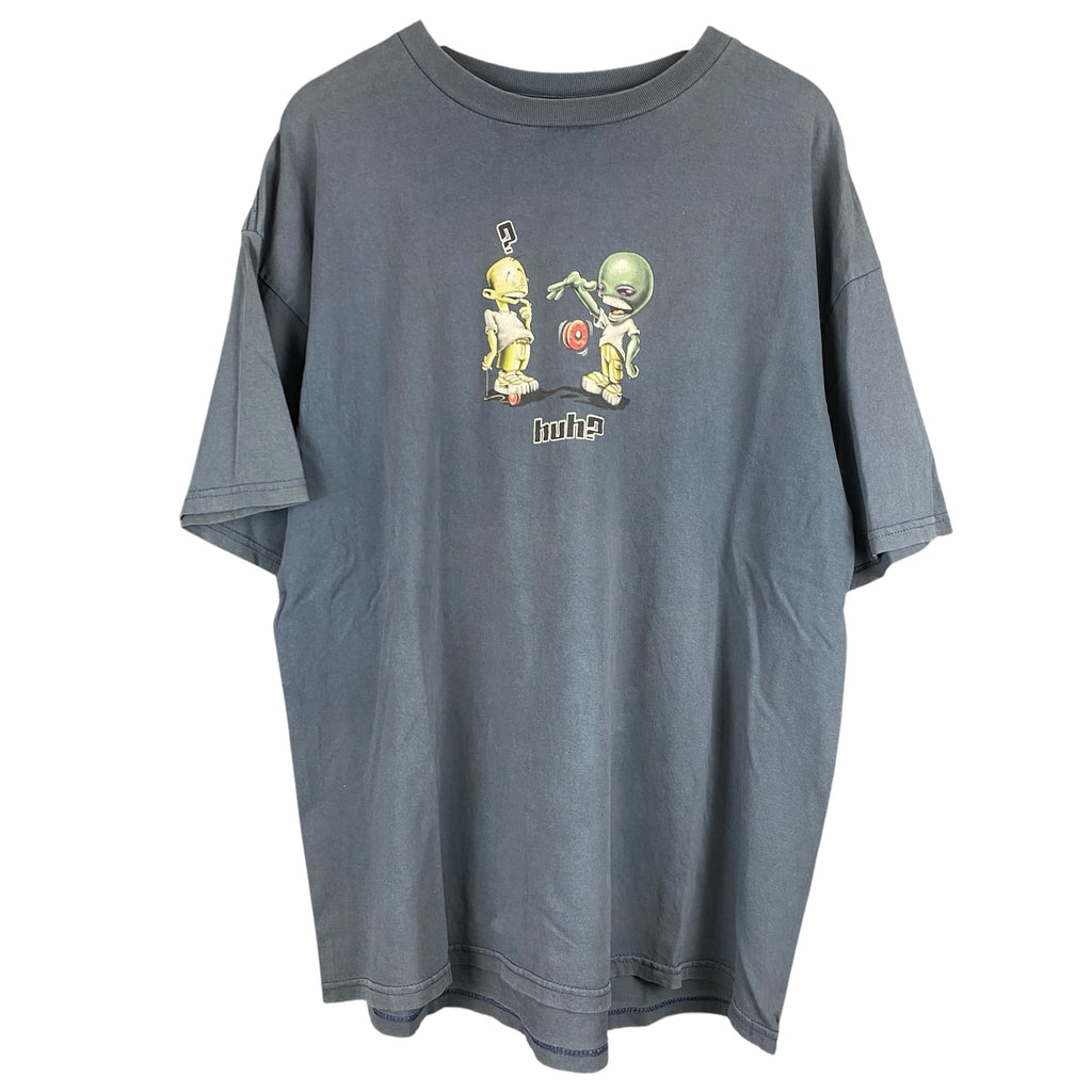 vintage alien caricature tee - XL