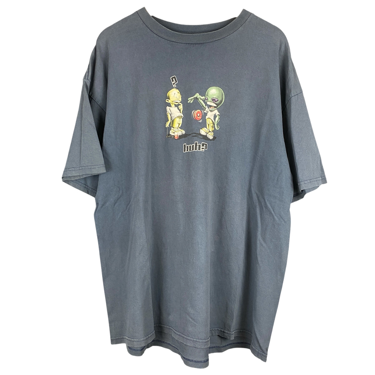 vintage alien caricature tee - XL