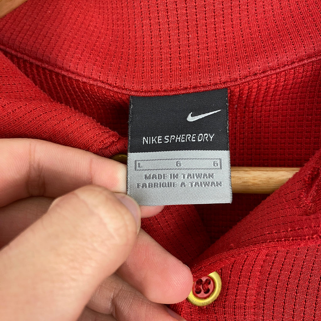 sunday red Nike polo - L