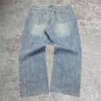 washed 00s baggy jeans - 36W