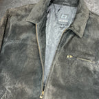 gorgeous vintage suede jacket - XL