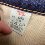selvedge big E vintage 501XX Levi’s 28L x 31.5L