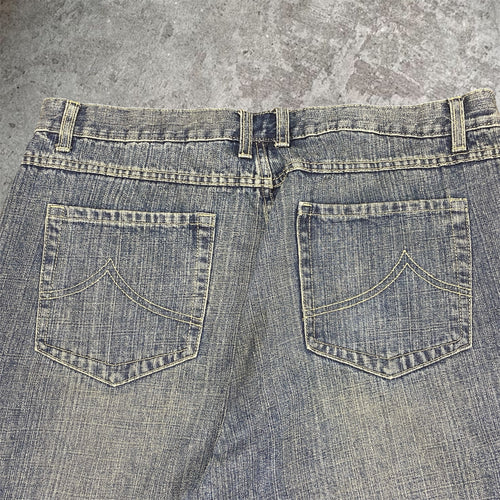 washed 00s baggy jeans - 36W