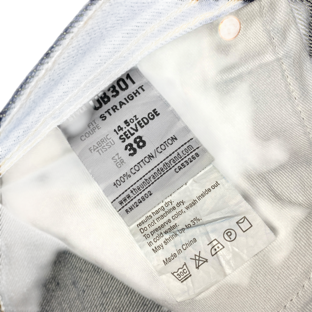 14.5oz selvedge jeans - 38W x 31.5L