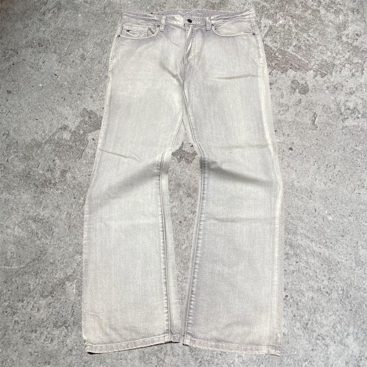 KC grey bootcuts - 36W x 32.5L