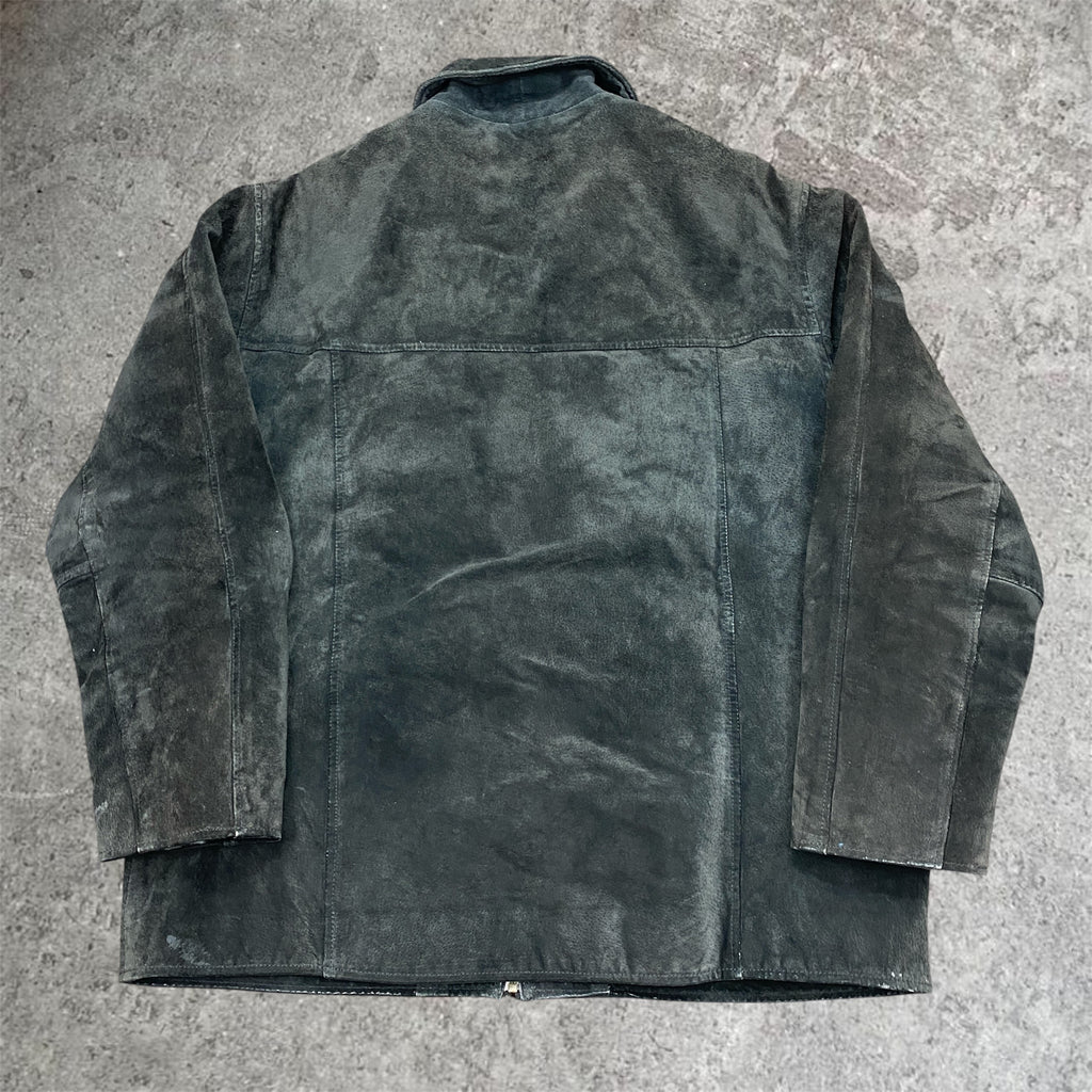 gorgeous vintage suede jacket - XL