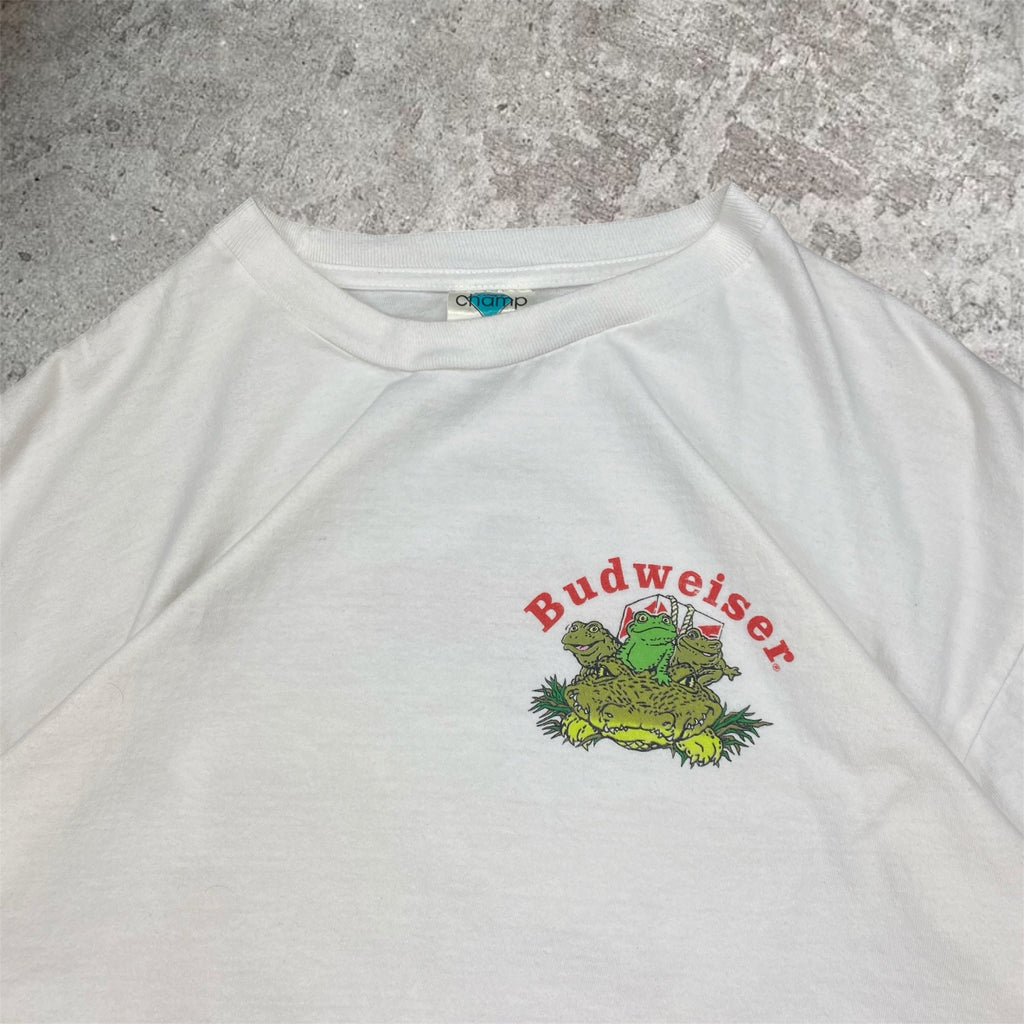 1996 Budweiser Frog tee - L/XL