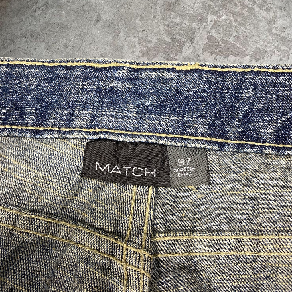 washed 00s baggy jeans - 36W