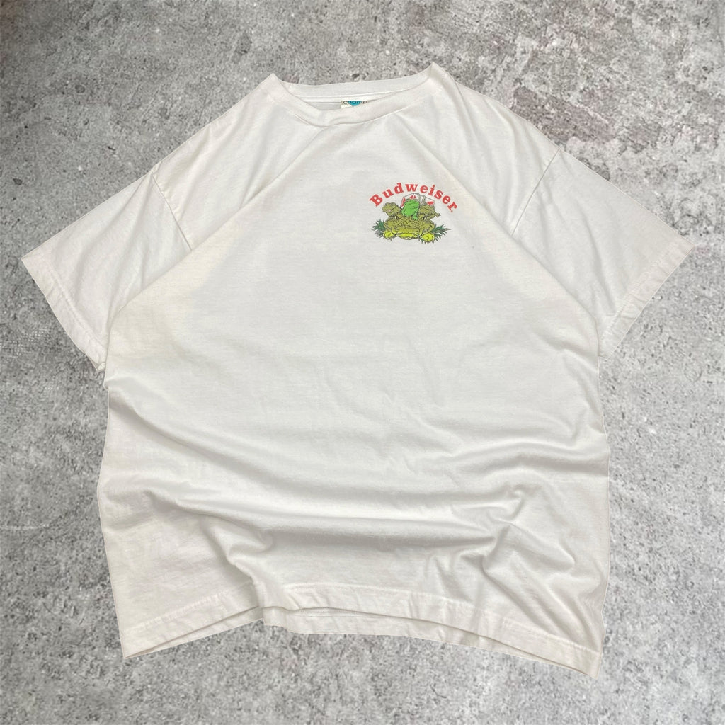 1996 Budweiser Frog tee - L/XL