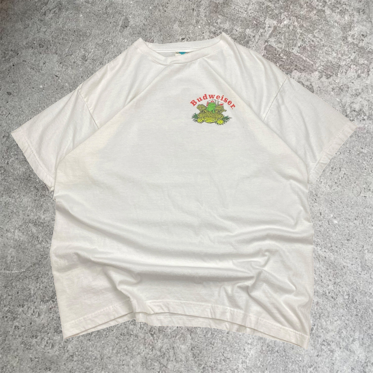 1996 Budweiser Frog tee - L/XL