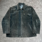 gorgeous vintage suede jacket - XL