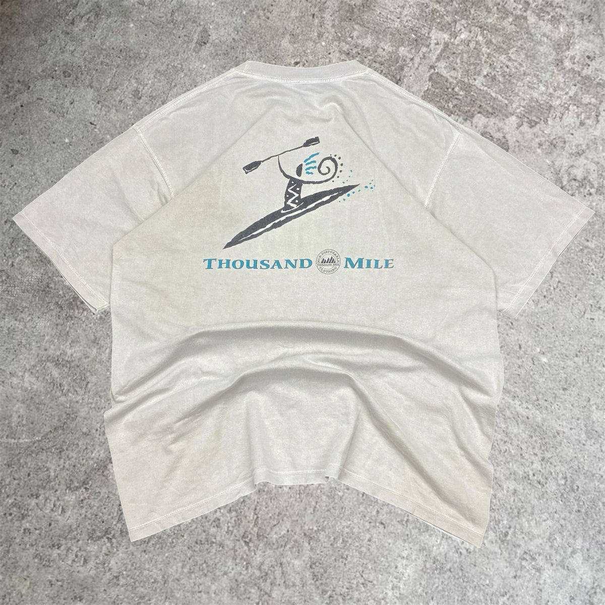 vintage kayak tee - L