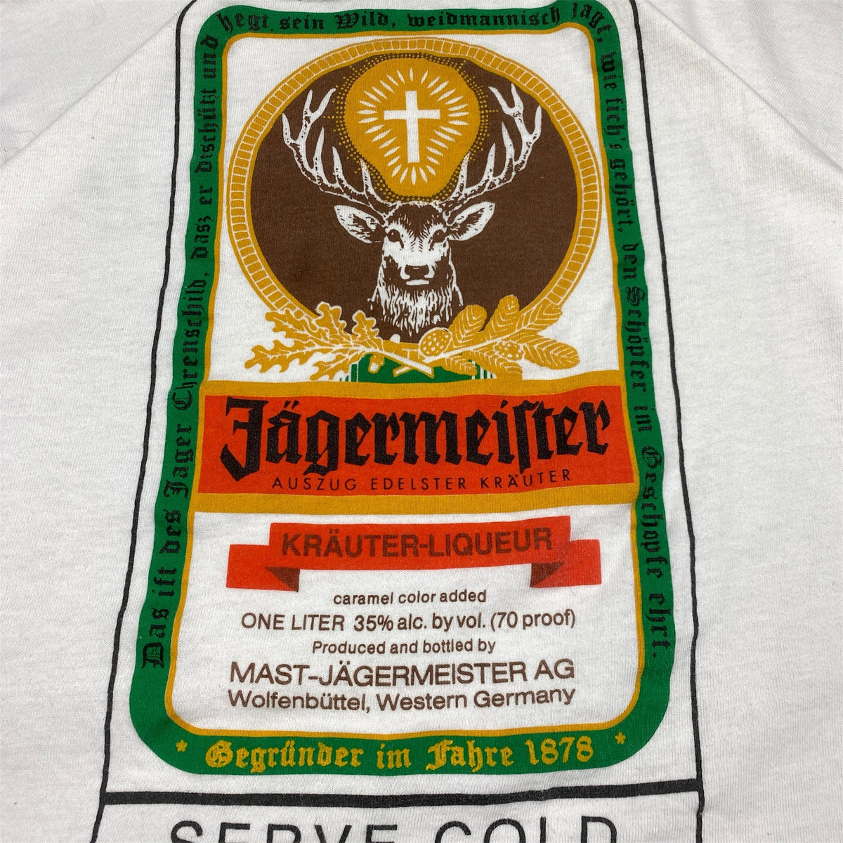 vintage jagermeister tee - M