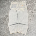 Sick Stussy workwear double knee baggy jeans, measures 37W x 30.5” inseam, 41” outseam