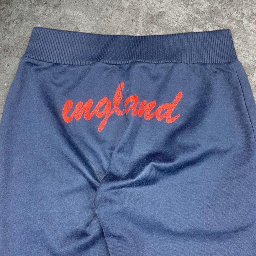 Sick 2000s Kappa Y2K England embroidered flare trackpants, fits 28-32W best