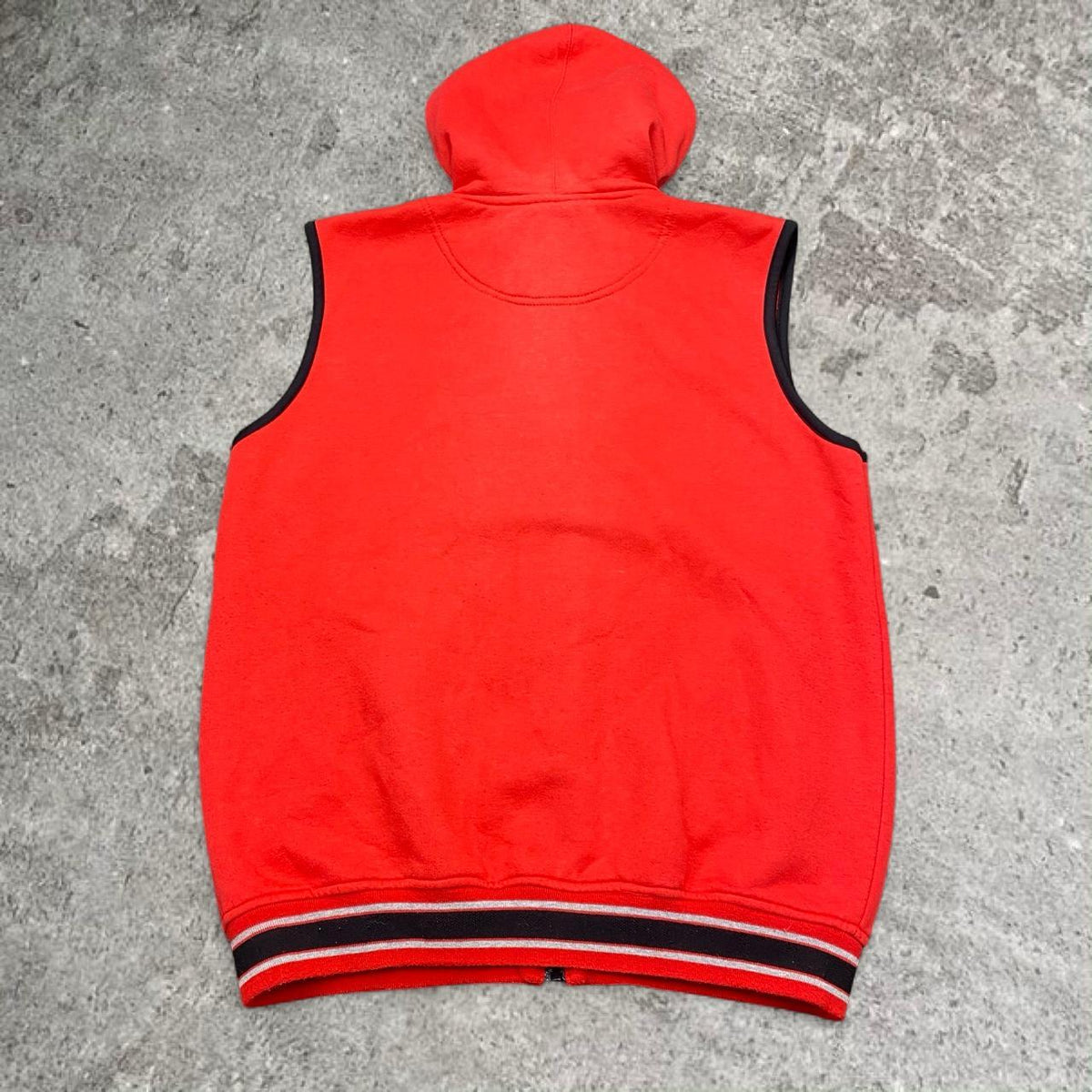 Sick vintage Fox racing embroidered hooded vest, fits L mens best