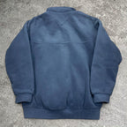 Sick vintage navy Kathmandu embroidered Altica zip up thick fleece, fits L/XL mens best