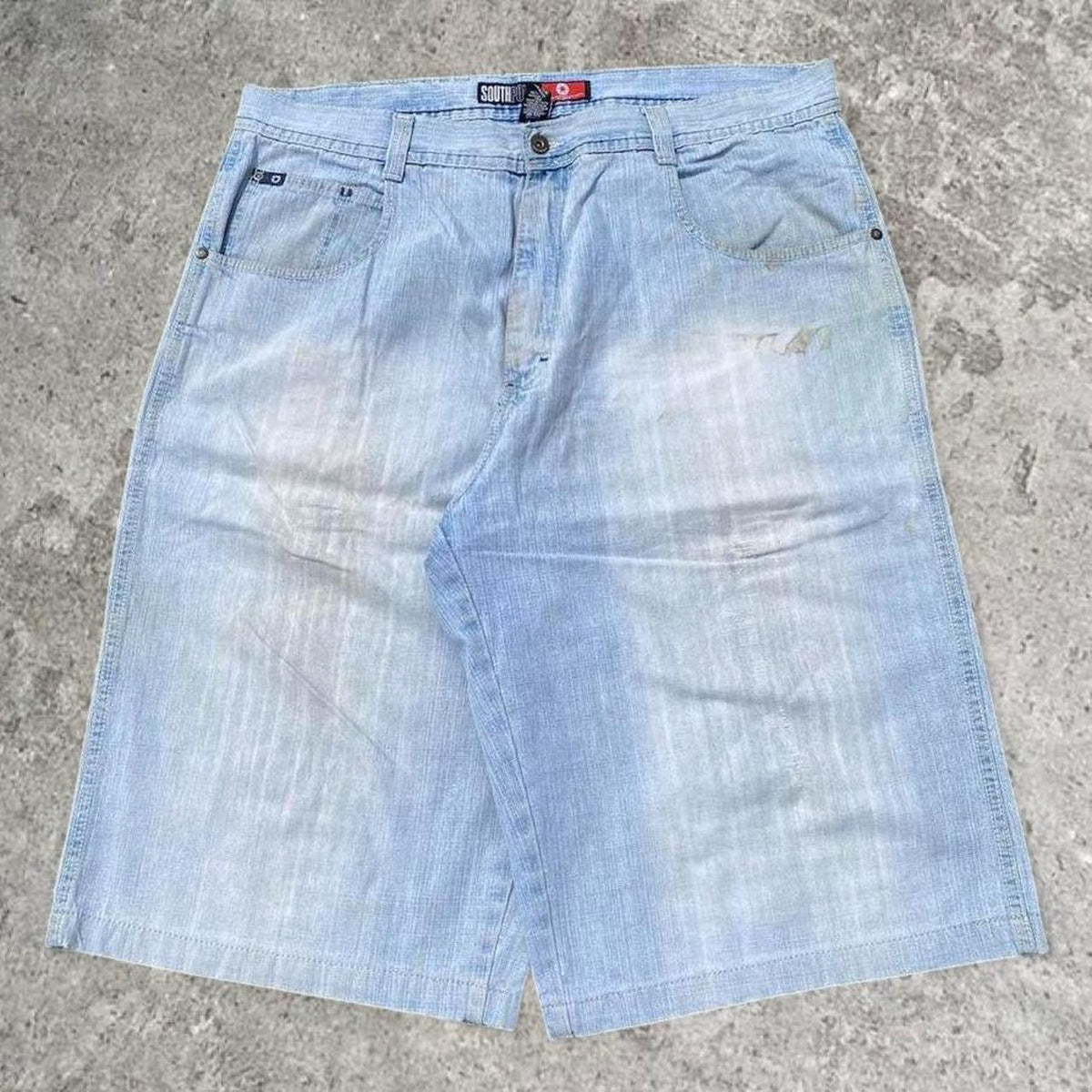 Sick 2000s washed southpole jorts, 39W x 15L