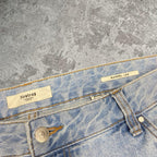 Insanely baggy wide leg Fitetrap washed jeans, measures 40W x 40.5” outseam length