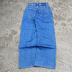 Sick Abercrombie and Fitch wide leg straight cut jeans, measures 26W x 27L