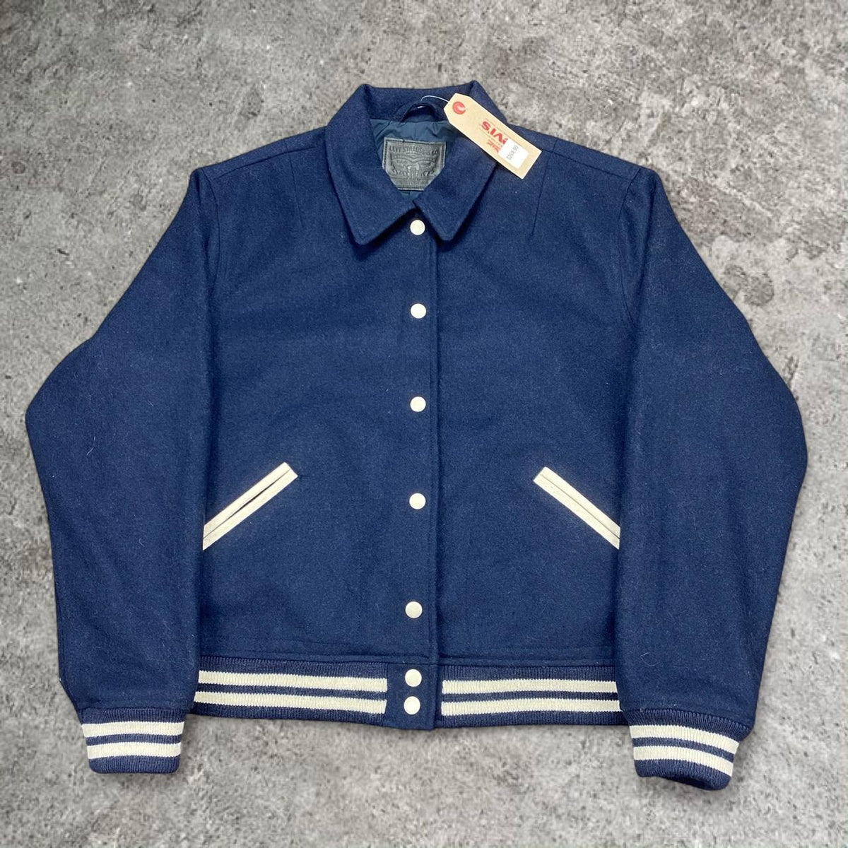 Levi’s wool blend varsity jacket brand new
