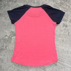 Cute 2000s pink ‘Woke up like this’ top, fits XS, refer to measurements for sizing 📸📏