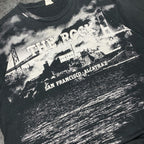 Sick vintage Alcatraz San Fran AOP style tee, fits L mens best