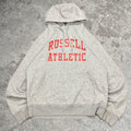 Sick 2000s Russel Athletic grey hoodie, fits M/L mens best