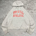 Sick 2000s Russel Athletic grey hoodie, fits M/L mens best