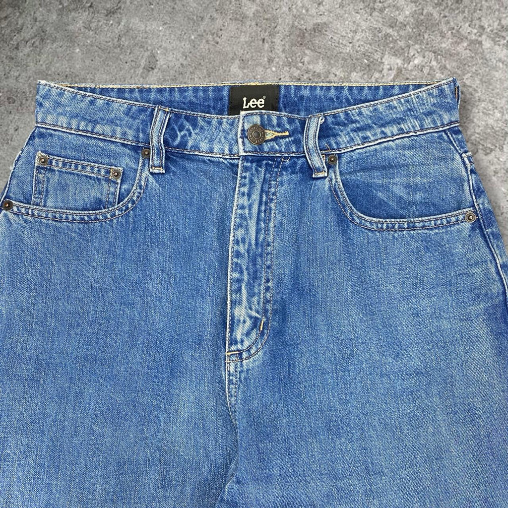 Sick Lee wide leg baggy jeans, measures 28W x 28.5L
