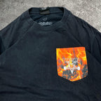 Sick 2000s Y2K Thrasher skate flame tee, fits S/M mens best