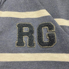 Sick Rodd n Gunn embroidered striped polo, fits M mens best