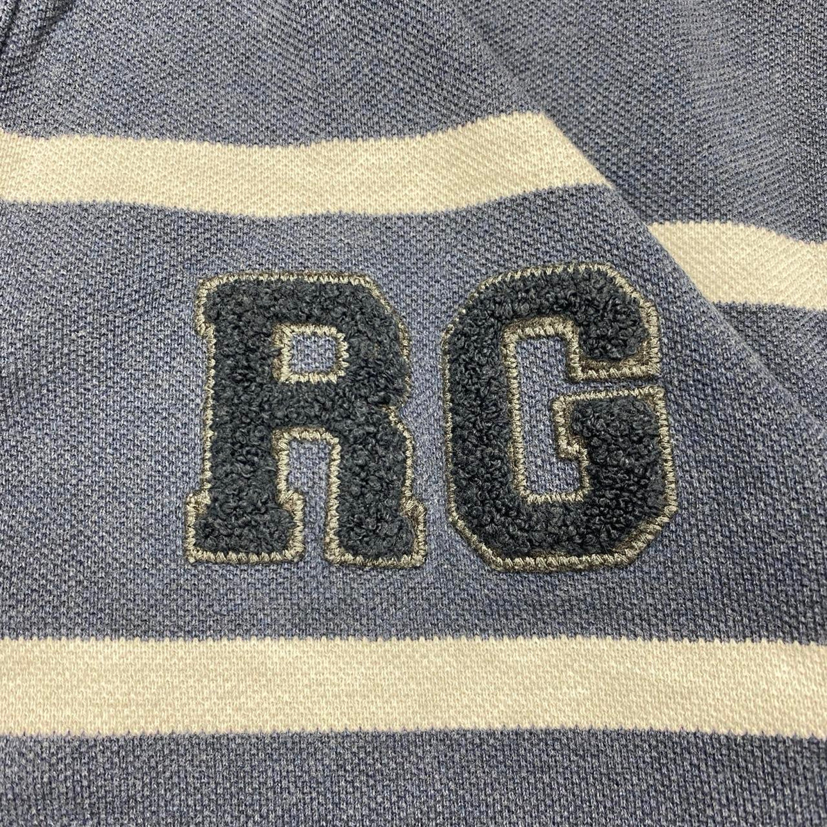 Sick Rodd n Gunn embroidered striped polo, fits M mens best