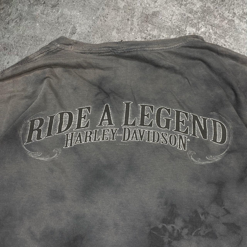 Sick 2009 Harley Davidson Sturgis Y2K tie dye style tee, fits XL/XXL mens best