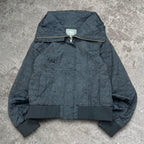 Cute 2000s Max textured zip up black jacket, tagged size 6