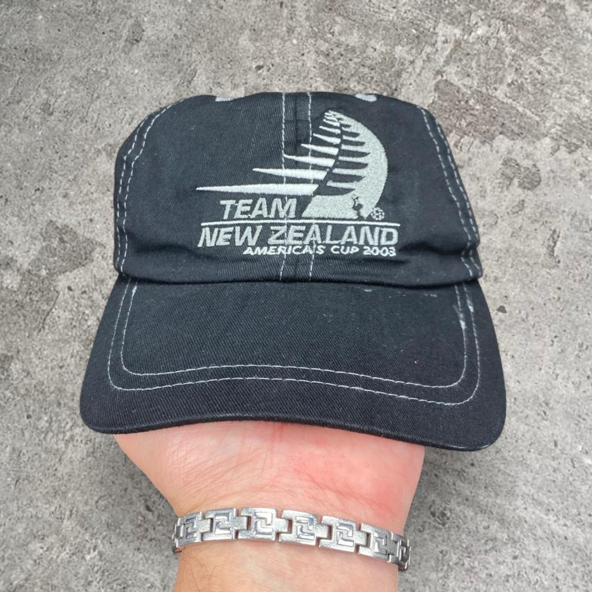Sick 2003 Team New Zealand Americas Cup embroidered cap, OSFM