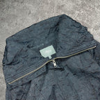 Cute 2000s Max textured zip up black jacket, tagged size 6