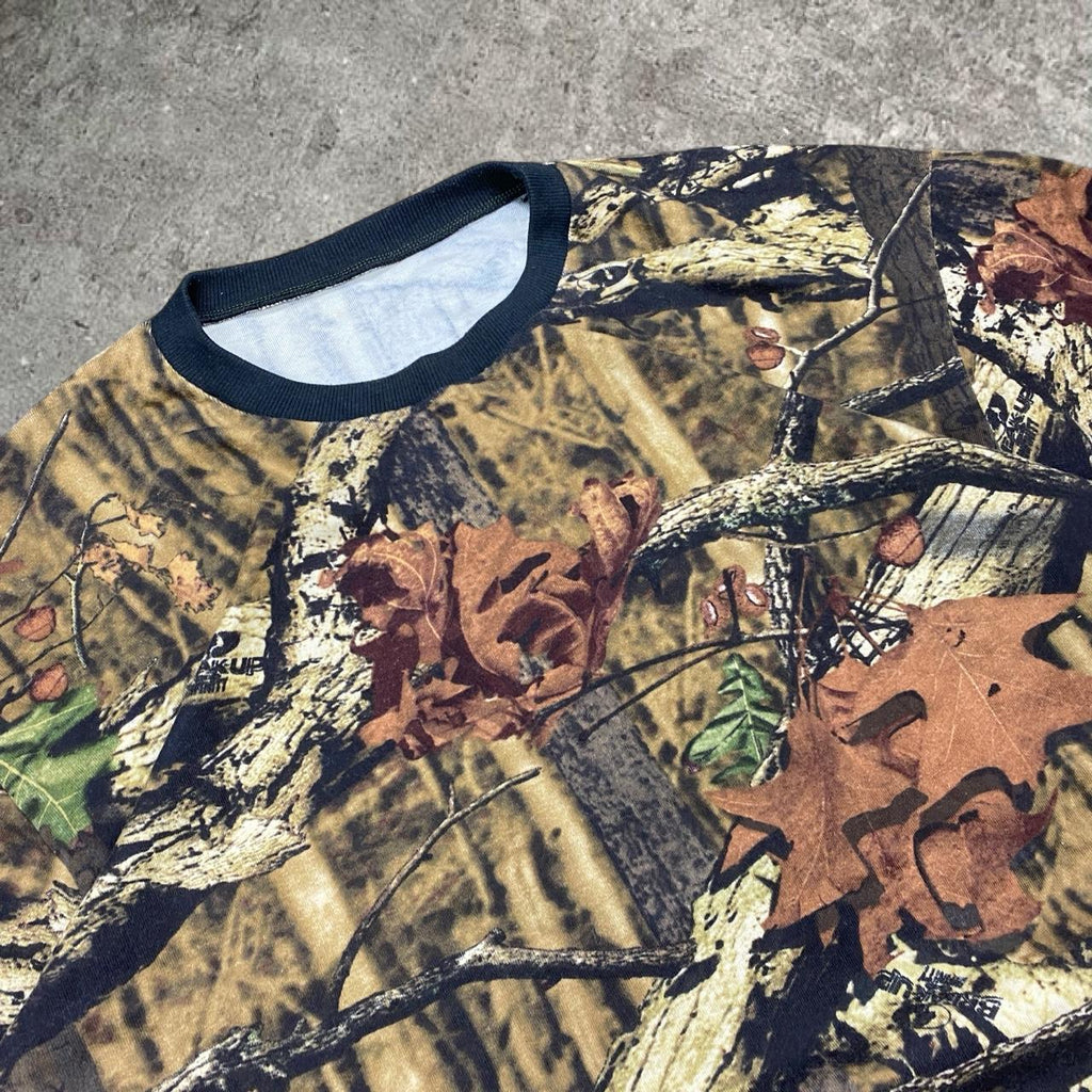 Sick real tree camo boxy tee, fits XL mens best