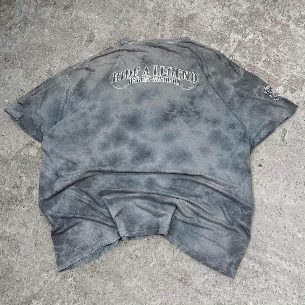 Sick 2009 Harley Davidson Sturgis Y2K tie dye style tee, fits XL/XXL mens best