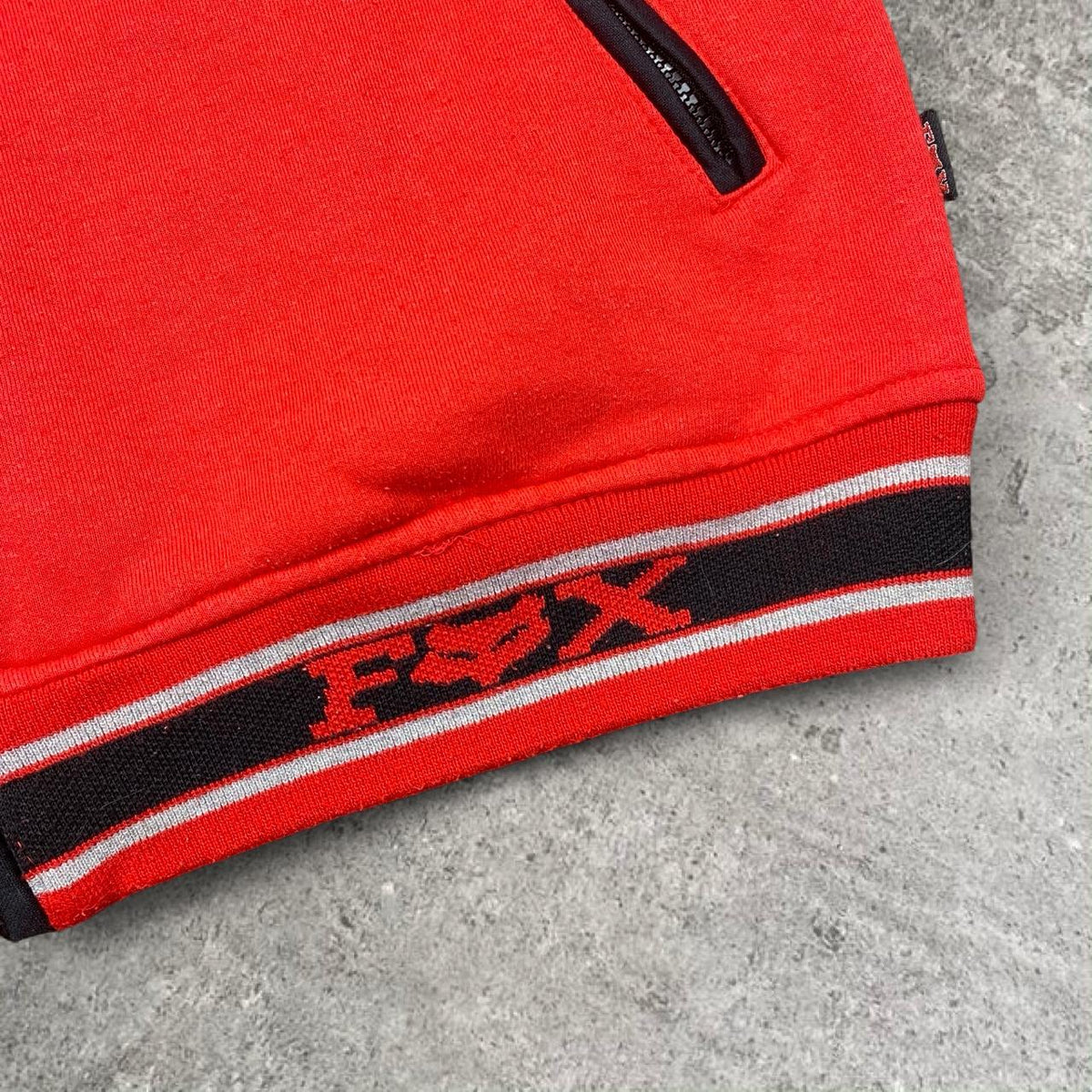 Sick vintage Fox racing embroidered hooded vest, fits L mens best