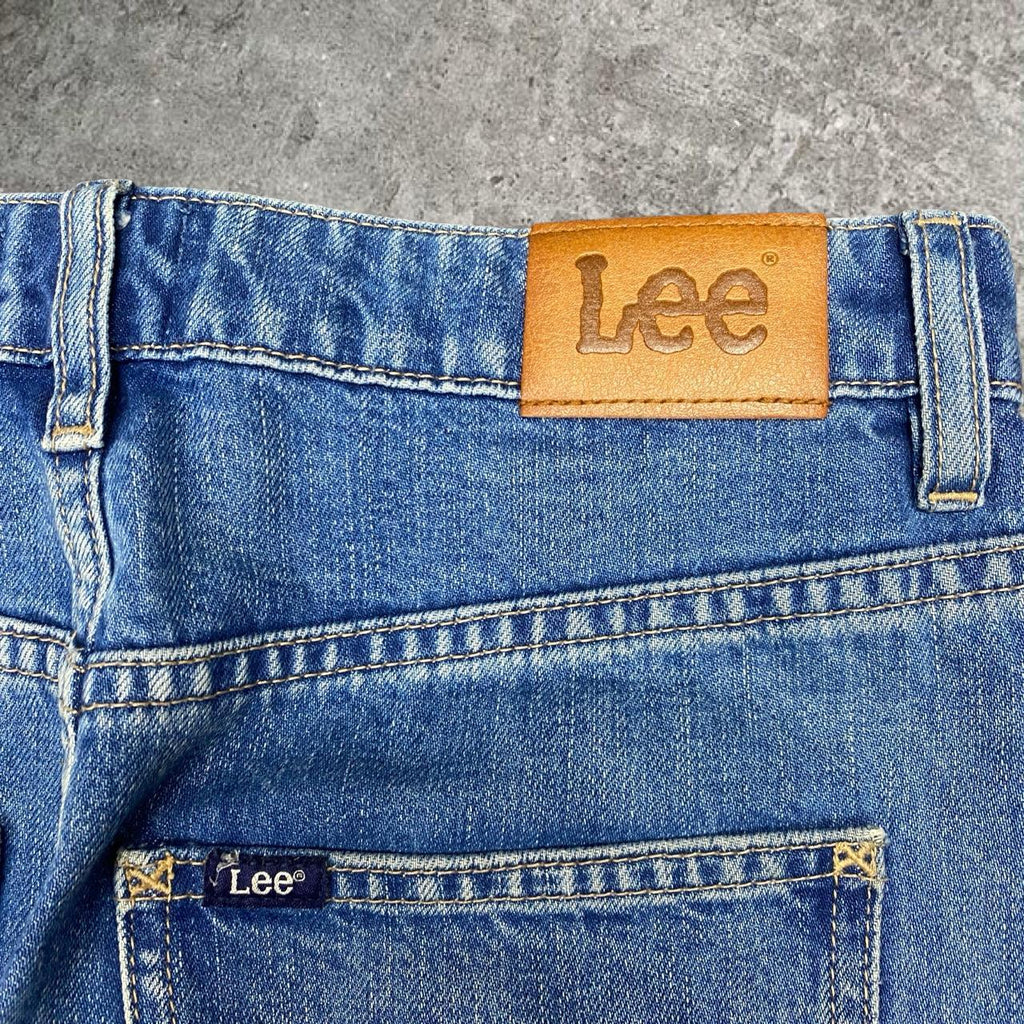 Sick Lee wide leg baggy jeans, measures 28W x 28.5L