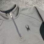Sick Y2K 2000s Spyder embroidered quarter zip midlayer, fits XS/S womens best