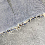 Sick haikure designer flare distressed made in Italy jeans, measures 27W x 27.5L