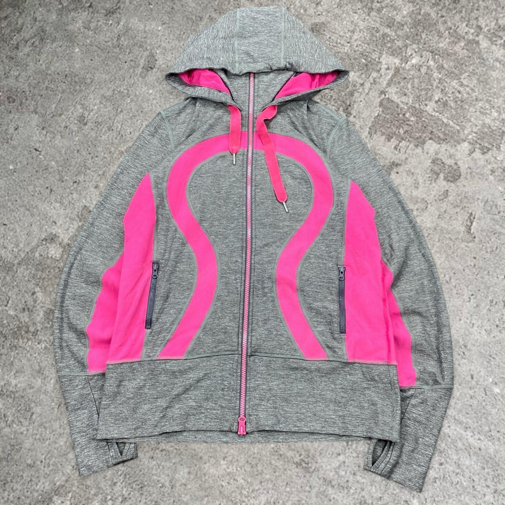 Cute OG Lululemon zip up active hood, fits M/L — refer to measurements pictured