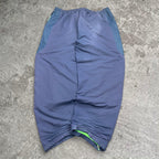 Sick baggy 2000s Canterbury lined blue and green track pants, fits 34-38W best