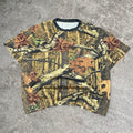 Sick real tree camo boxy tee, fits XL mens best