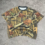 Sick real tree camo boxy tee, fits XL mens best
