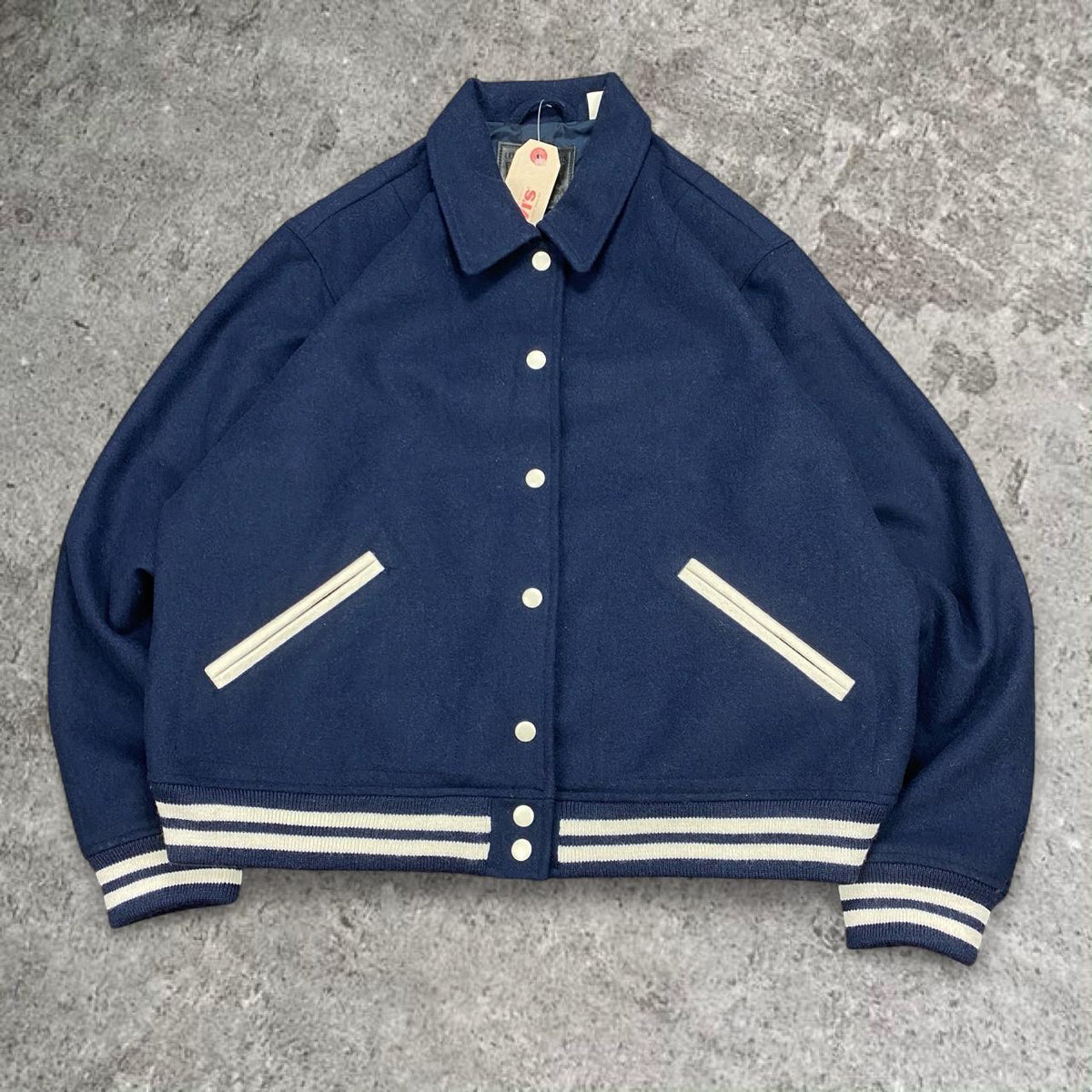 Levi’s wool blend varsity jacket brand new