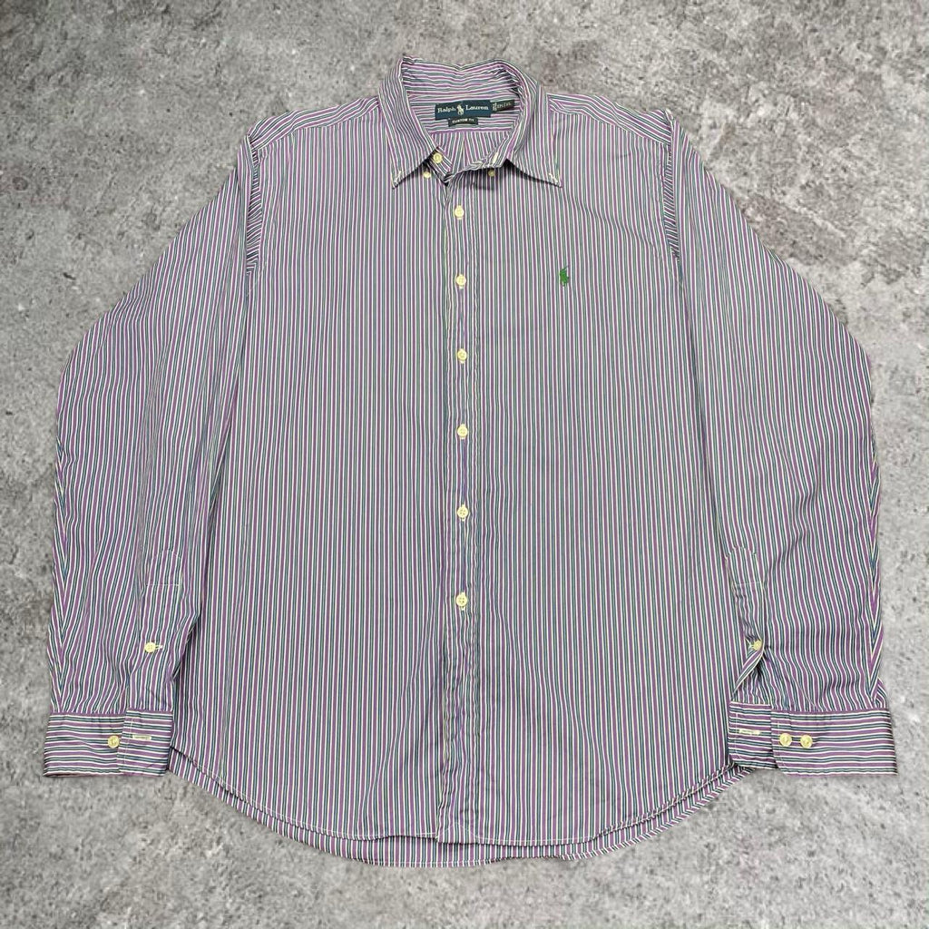 Lovely vintage Ralph Lauren embroidered shirt, fits XL mens best