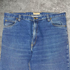 Sick 2000s Commanche straight cut washed jeans, measures 36W x 31L